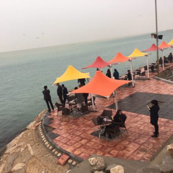 آلاچیق ساحلی کافه دلفین بوشهر