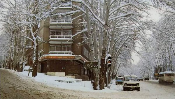 زعفرانیه تهران در زمستان - قدیم